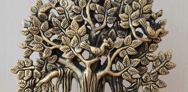 A brass tree